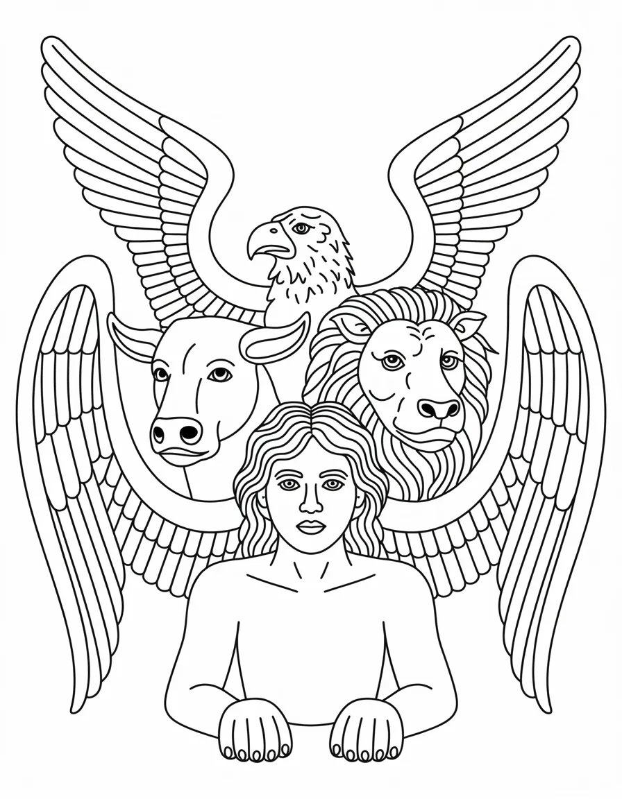 Four-Faced-Cherubim