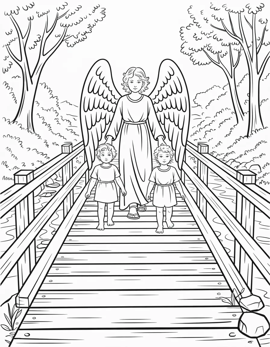 Guardian-Angel-Leading-Children-Across-a-Bridge