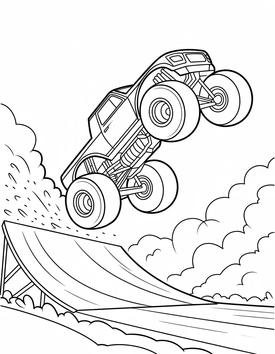 Monster-truck-mid-air-off-a-ramp