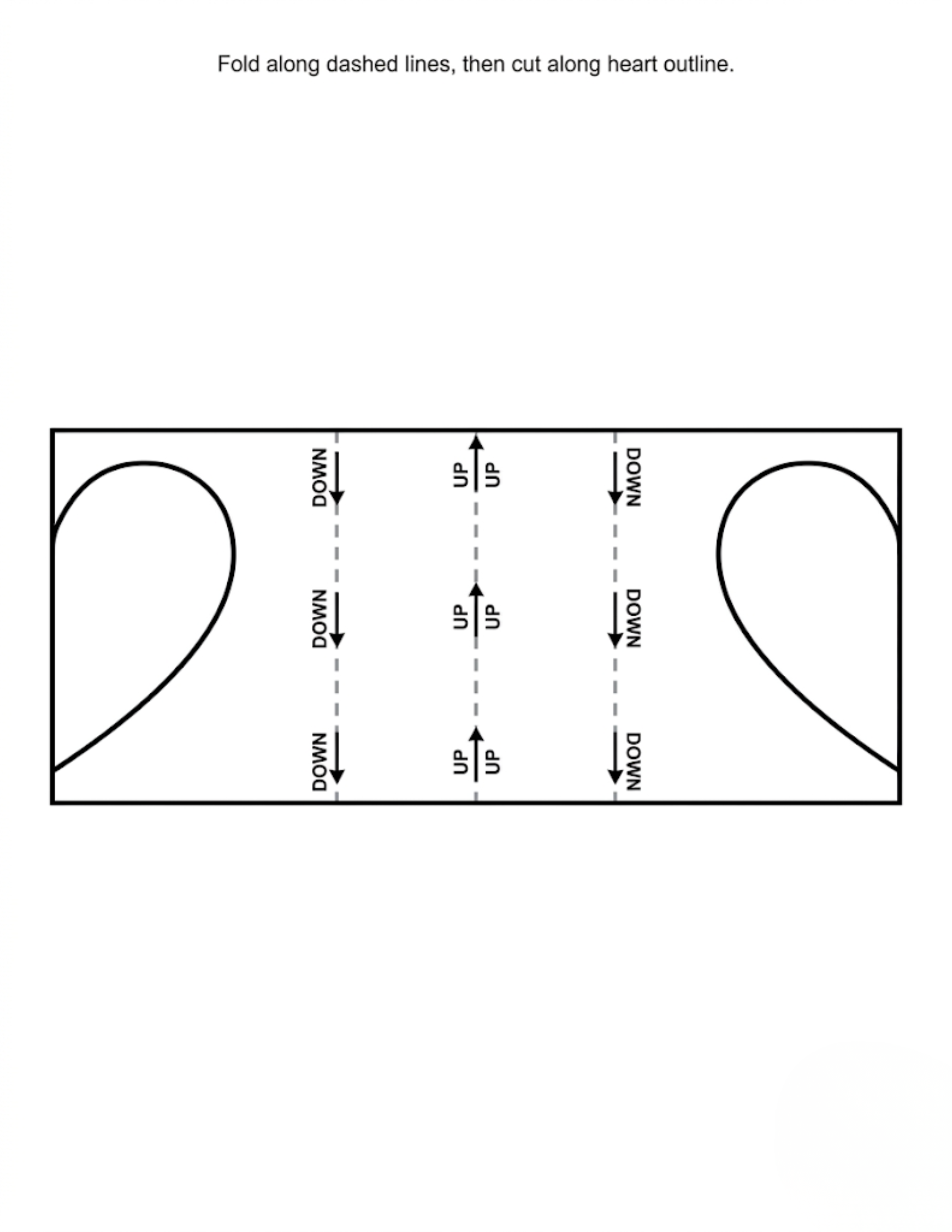 Paper-Heart-Chain-Template