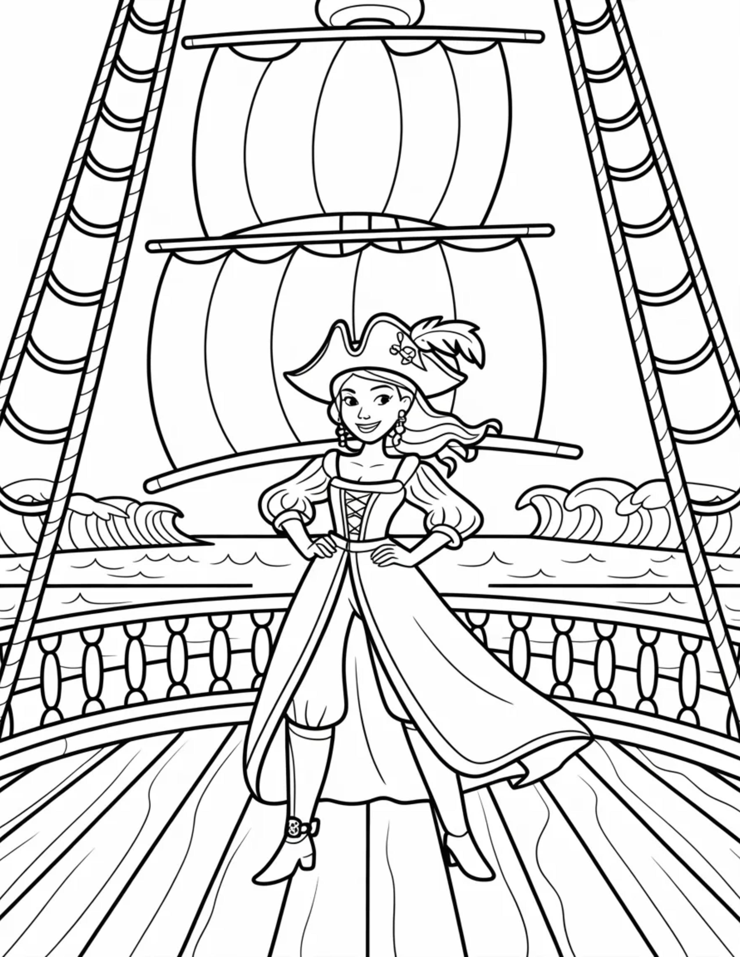 Pirate-princess-on-the-deck-of-a-ship