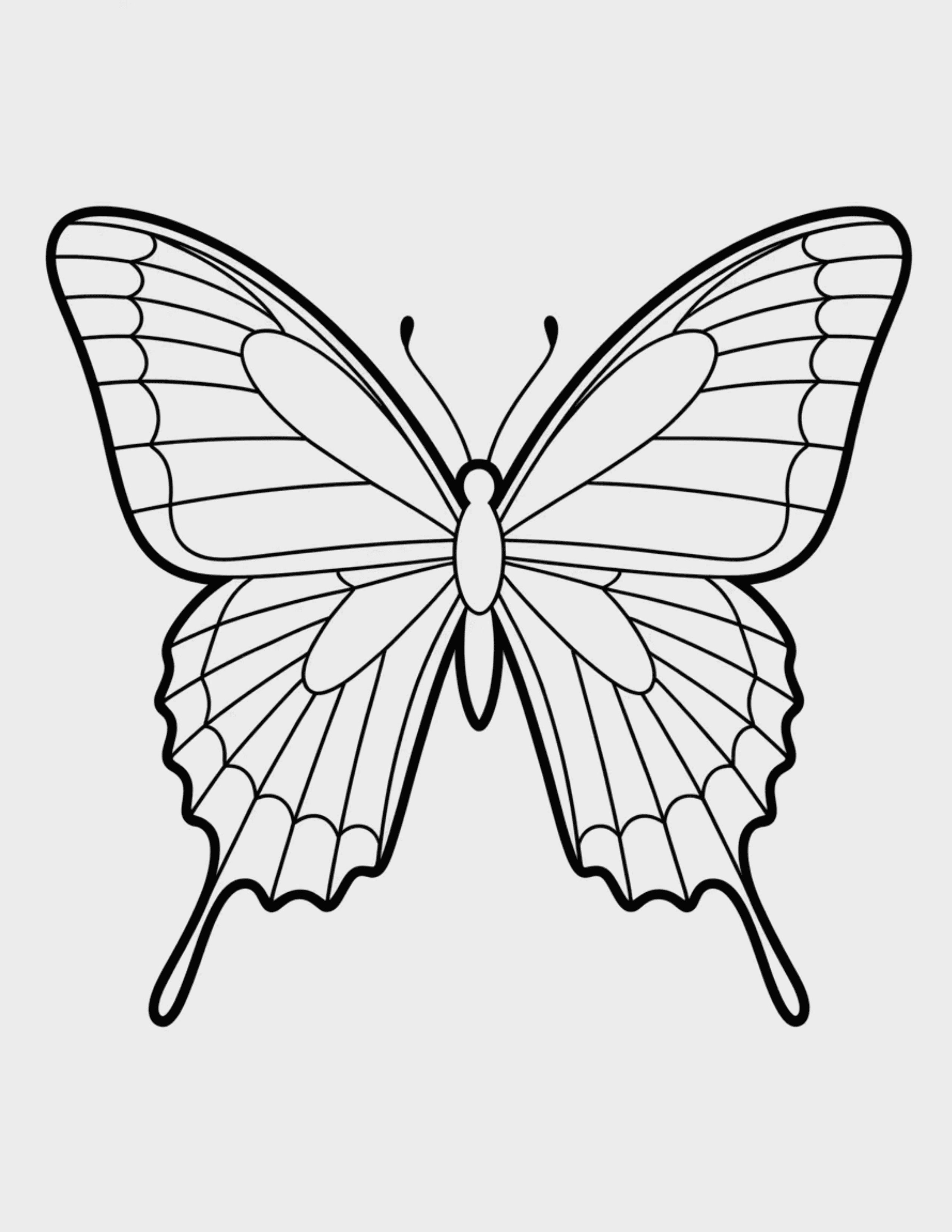 Swallowtail-Butterfly-Template