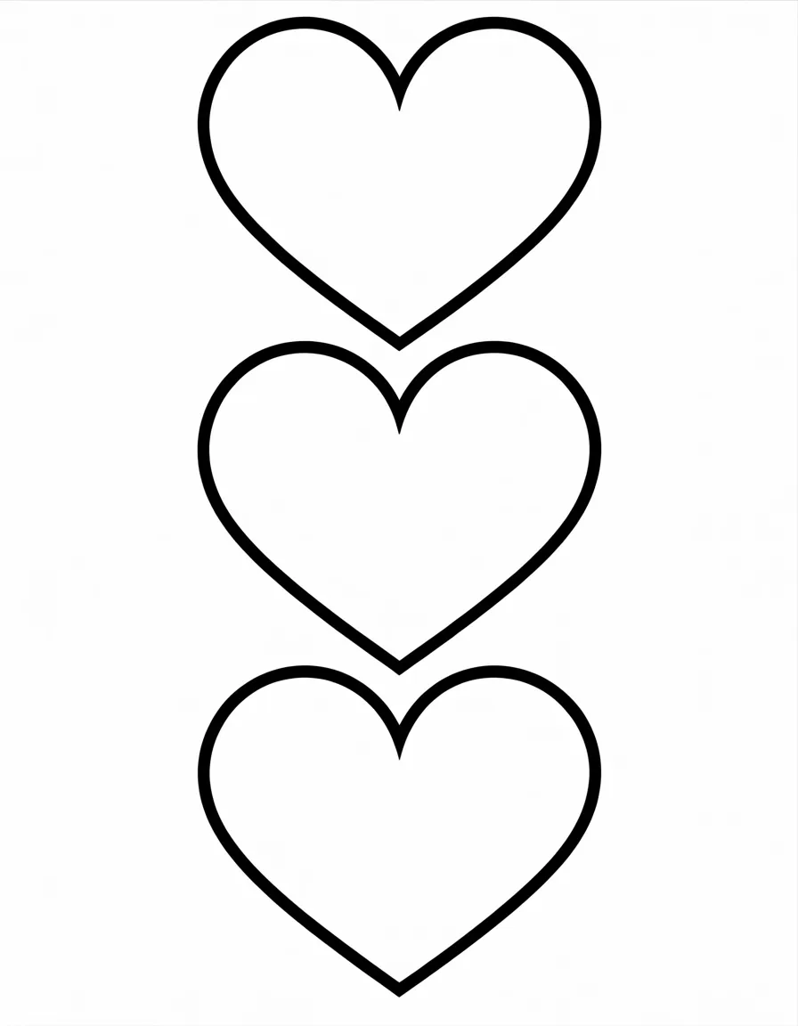 Three-medium-hearts