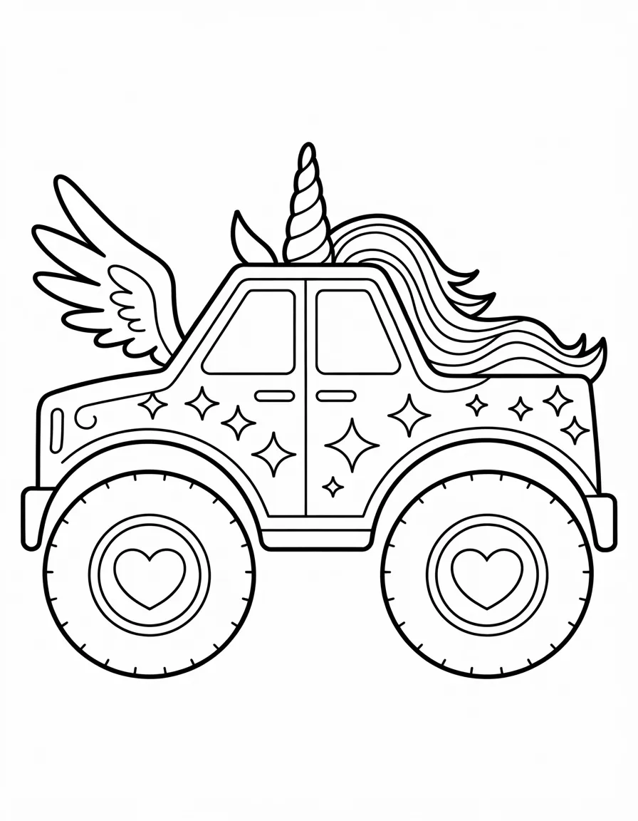 Unicorn-monster-truck