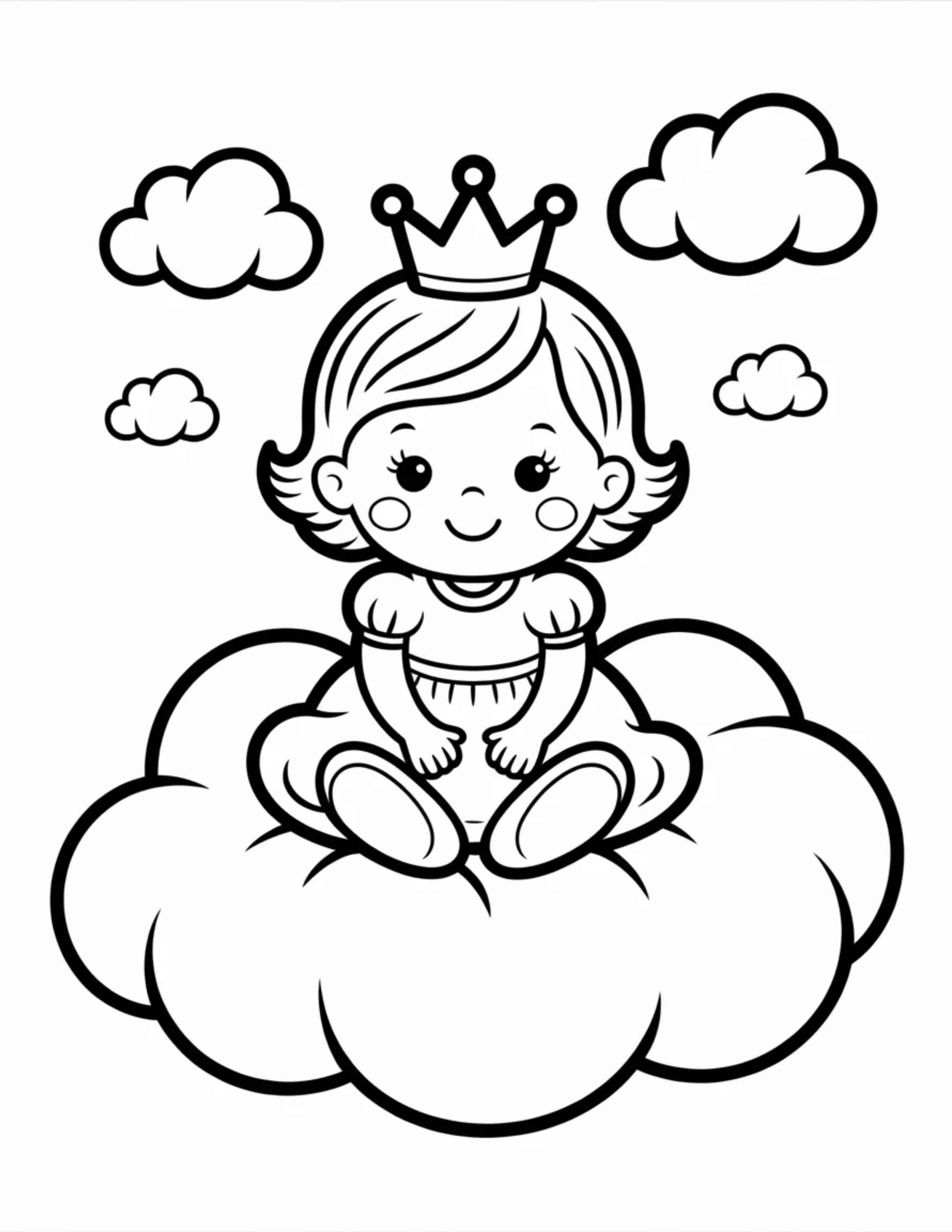 baby-princess-sitting-on-a-fluffy-cloud