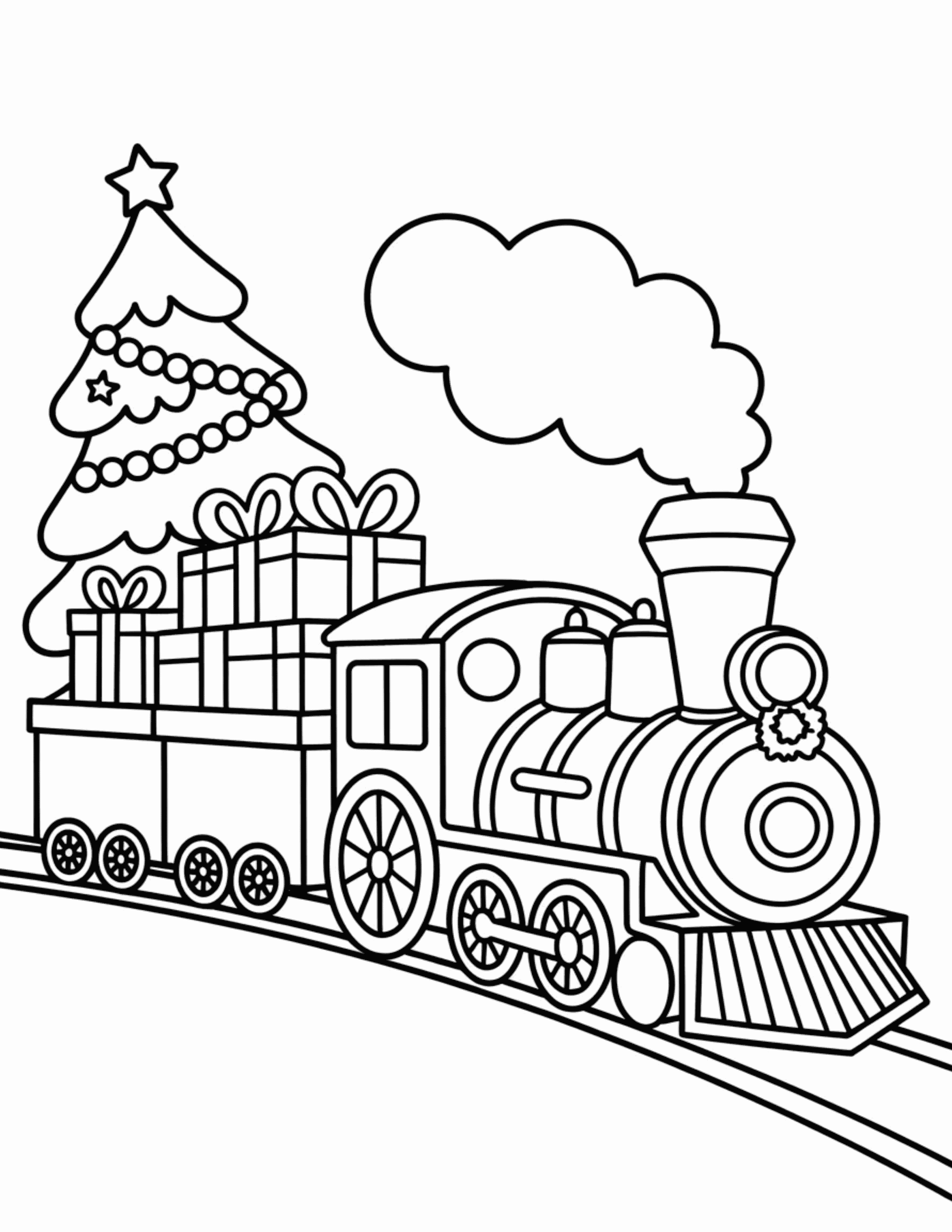 christmas-train-carrying-presents-and-a-christmas-tree