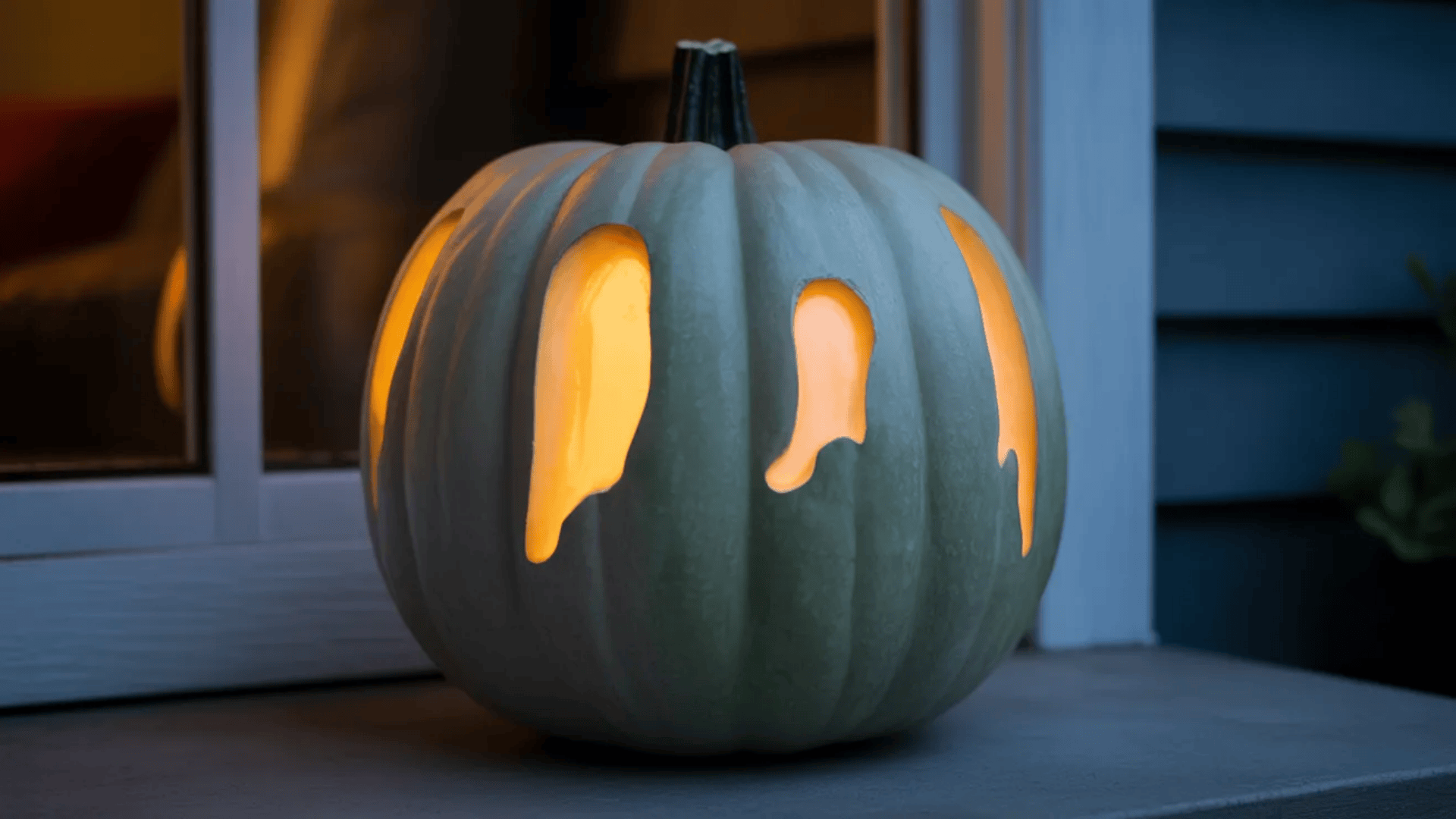 glow-in-the-dark-painted-pumpkin