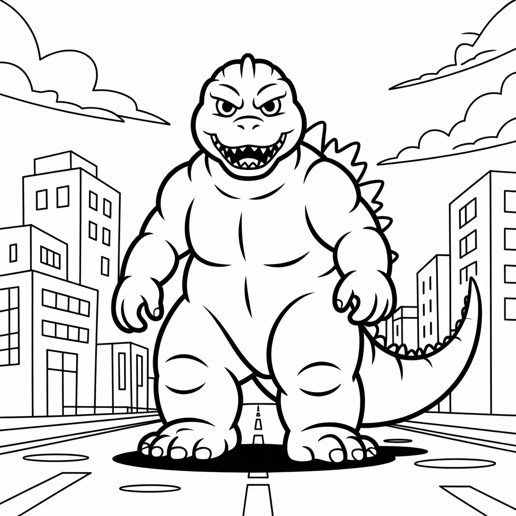 godzilla-walking-through-city