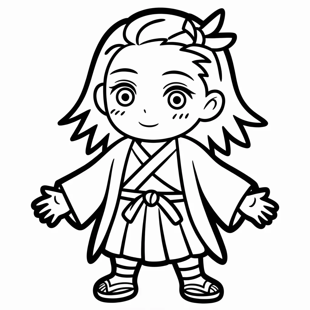 nezuko-calm-standing-pose