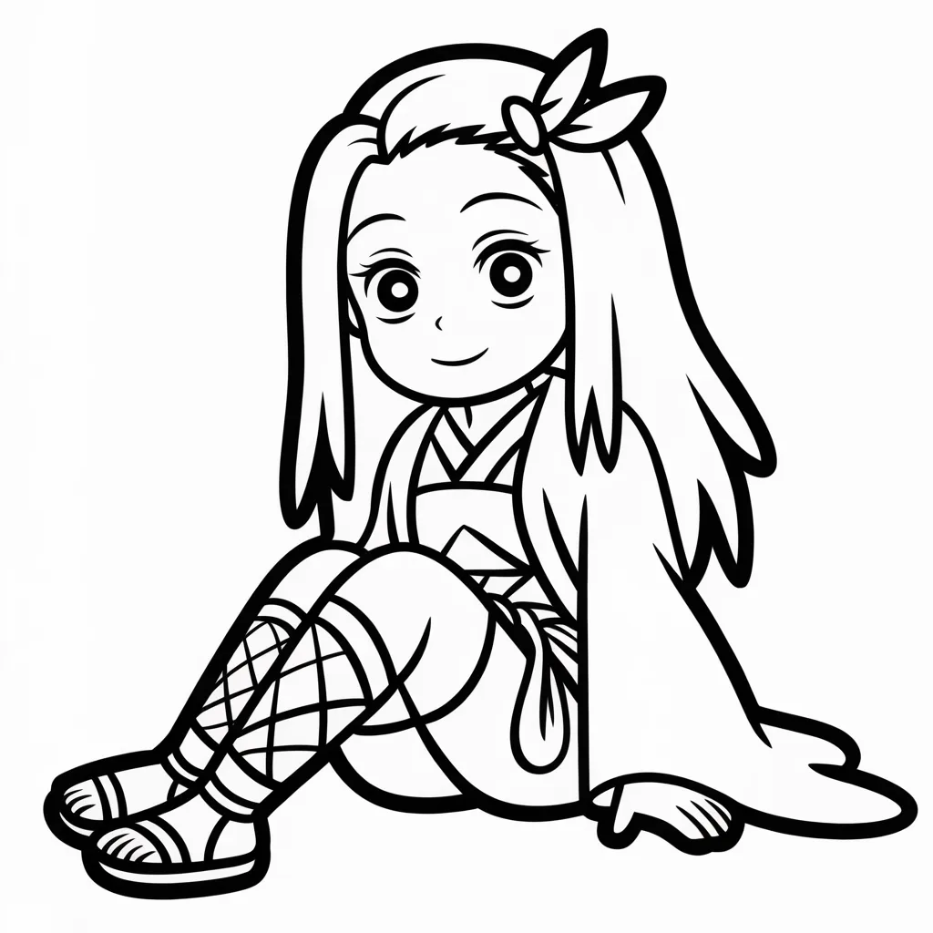 nezuko-sitting-calmly