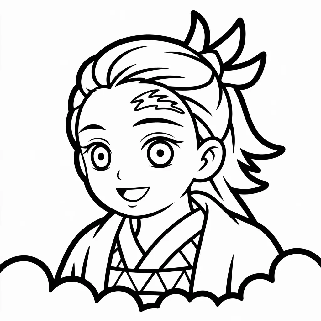 nezuko-soft-portrait-style