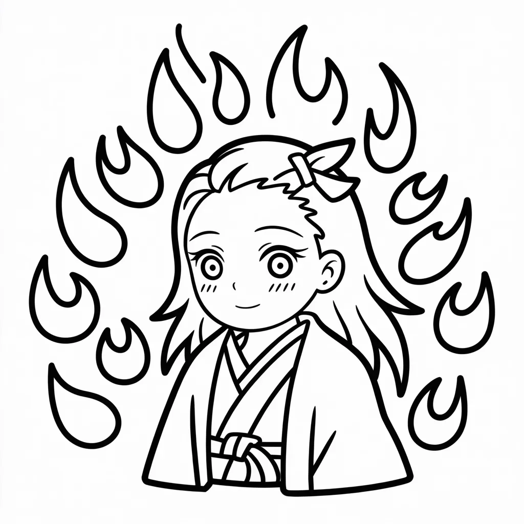 nezuko-with-fire-pattern