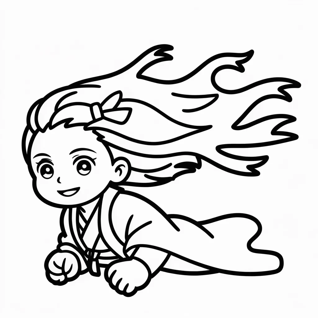 nezuko-with-wind-movement