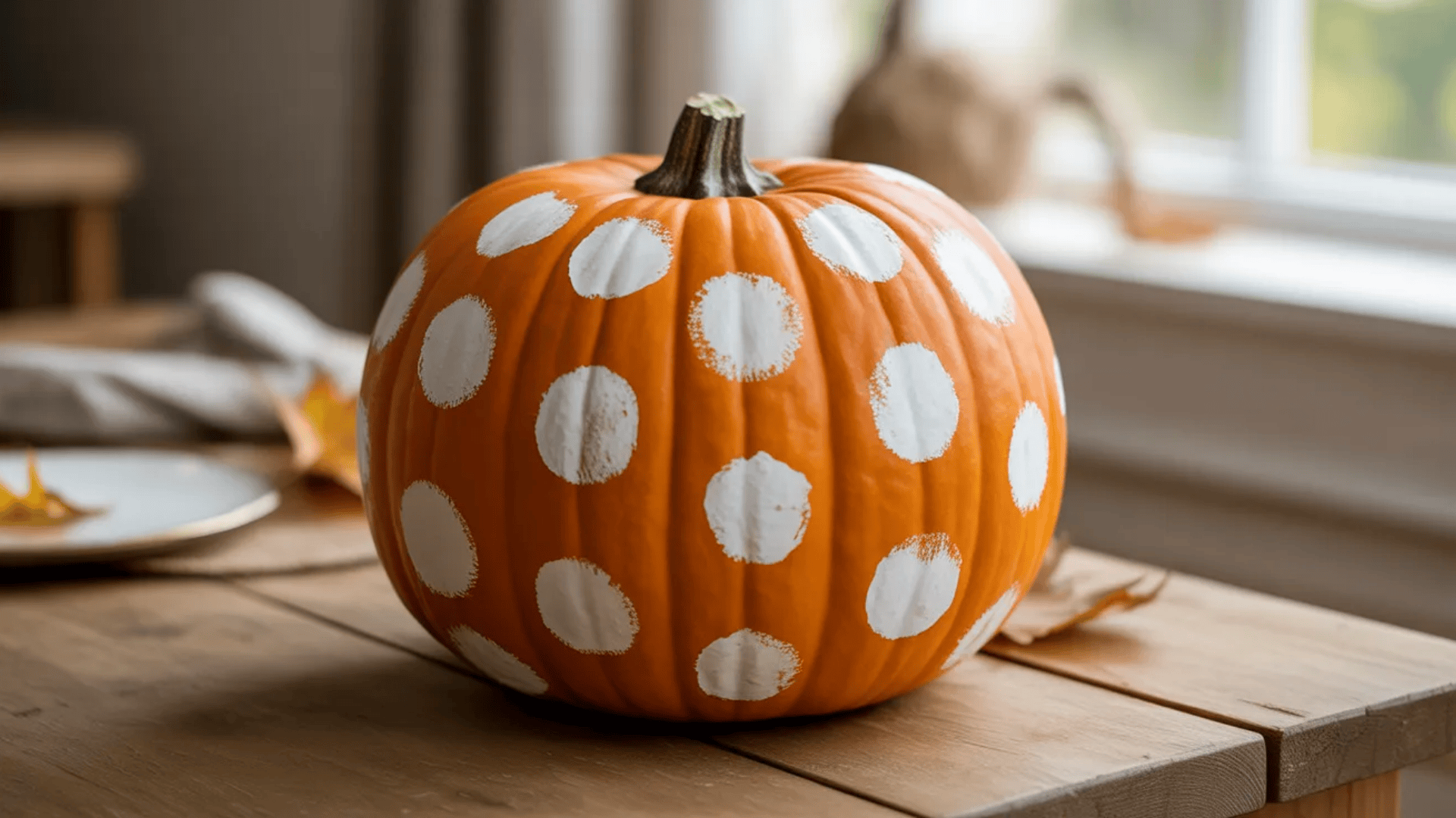 polka-dot-pumpkin