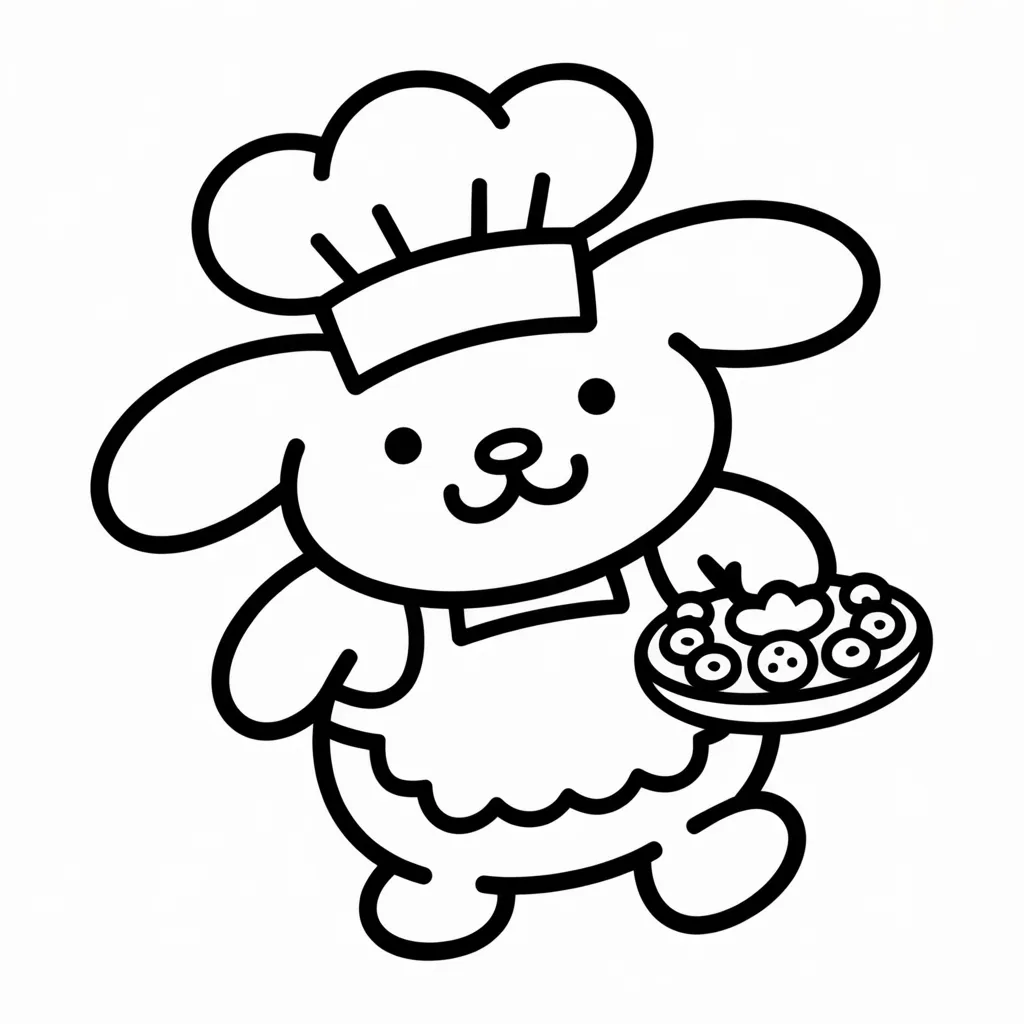 pompompurin-as-a-baker