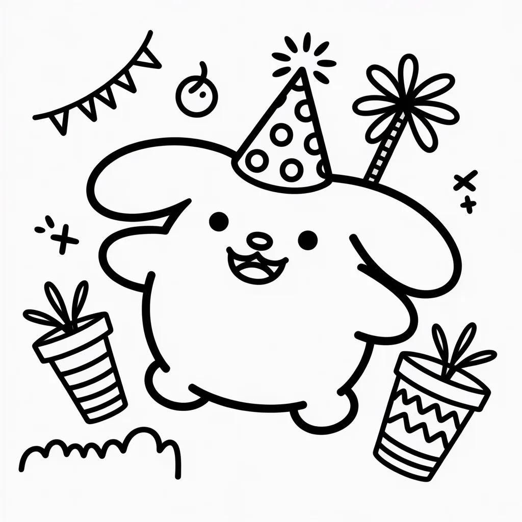 pompompurin-celebration-scene