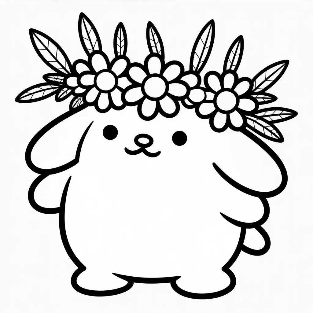 pompompurin-with-a-flower-crown