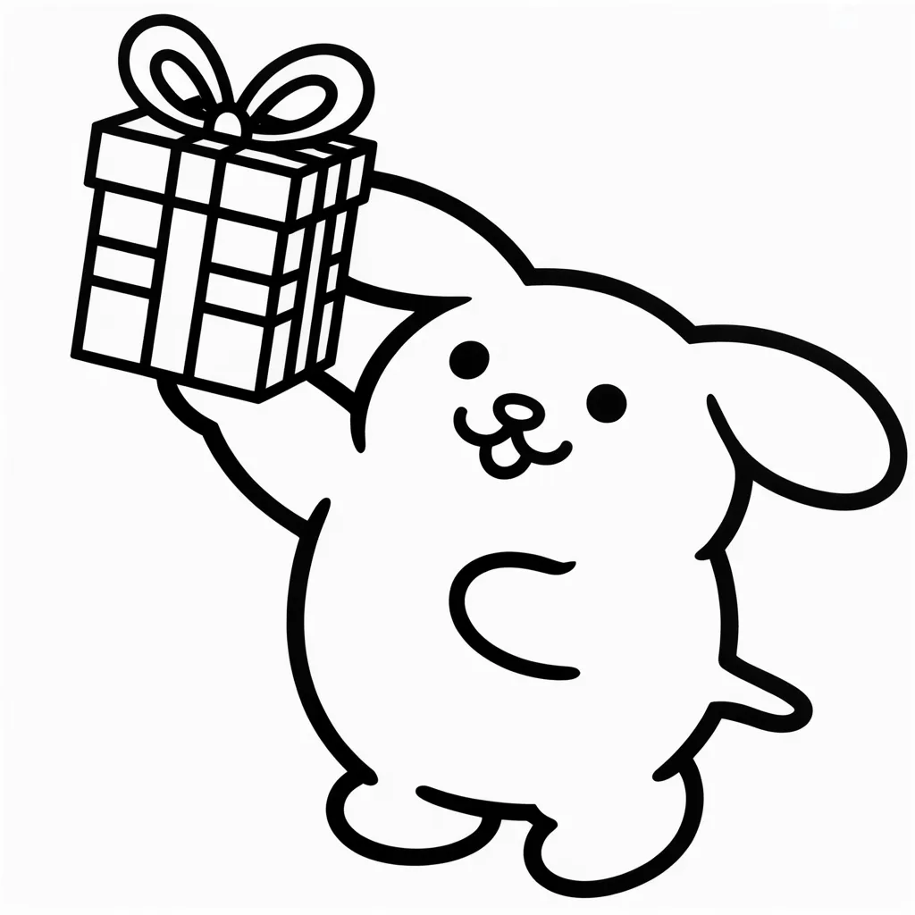 pompompurin-with-a-gift-box
