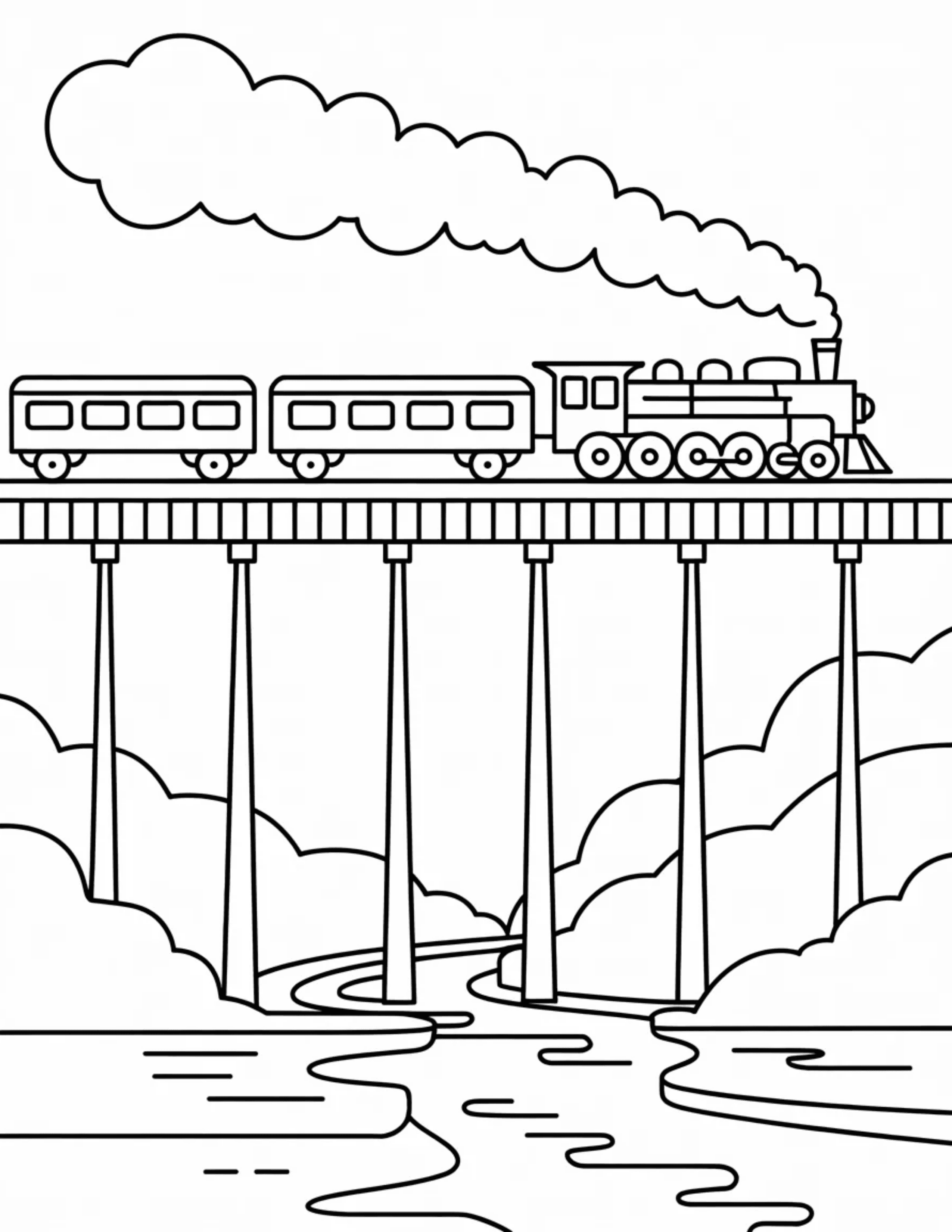 steam-train-crossing-a-tall-river-bridge