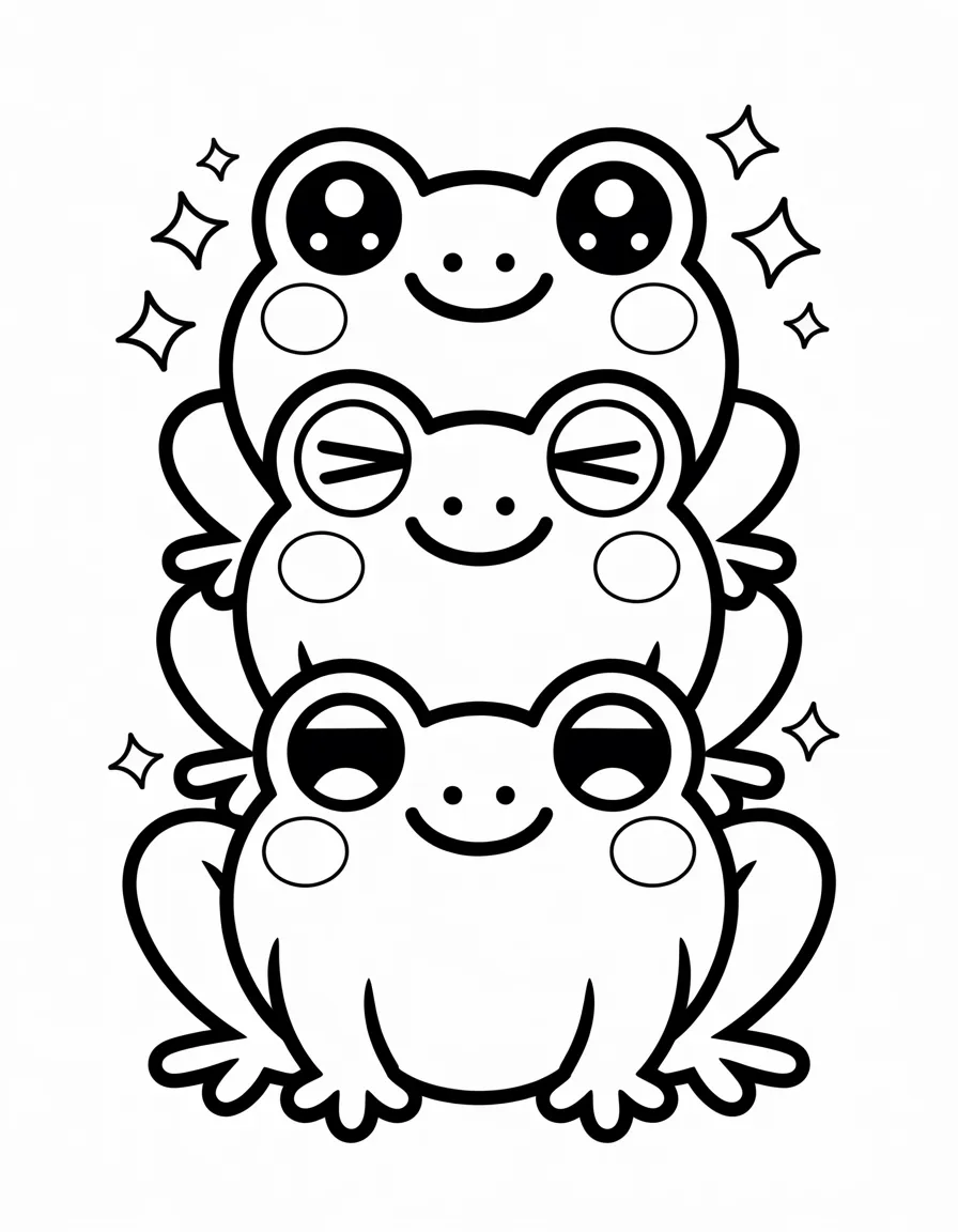 three-frogs