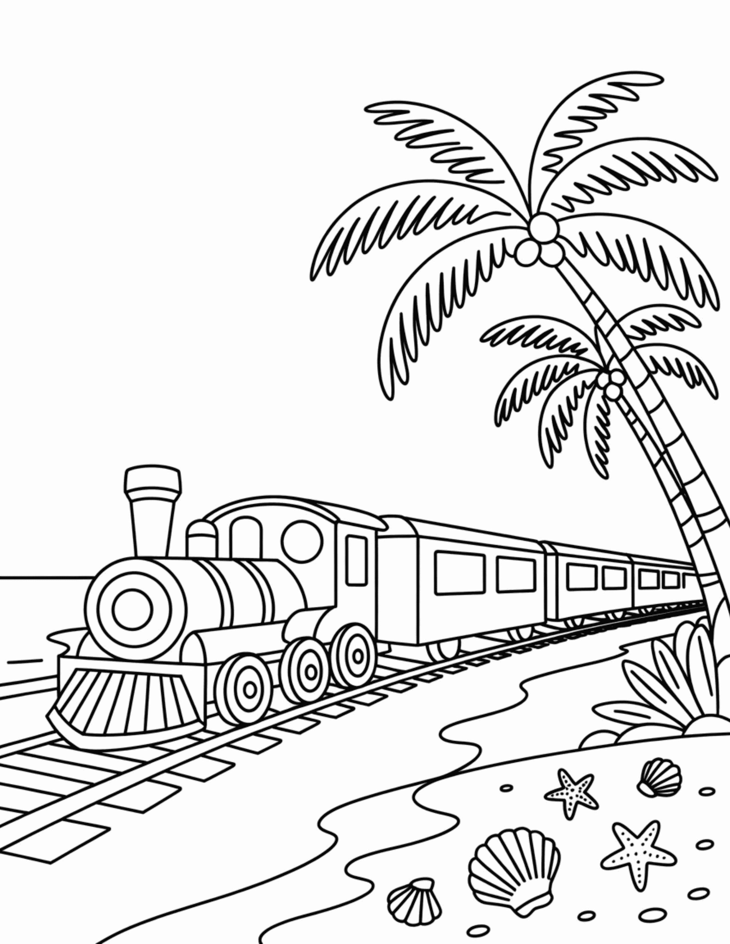 tropical-train-rolling-past-palm-trees-and-beach